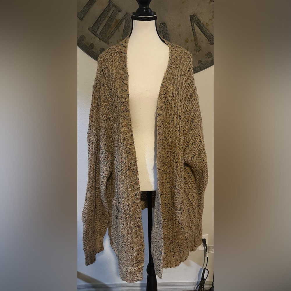 ODDY Women's Knit Cardigan - Brown